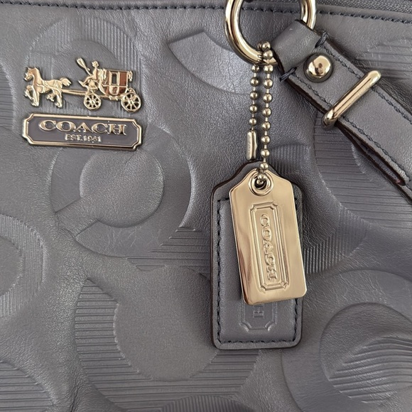 Coach Madison Sophia Embossed Medium Satchel - Picture 2 of 7